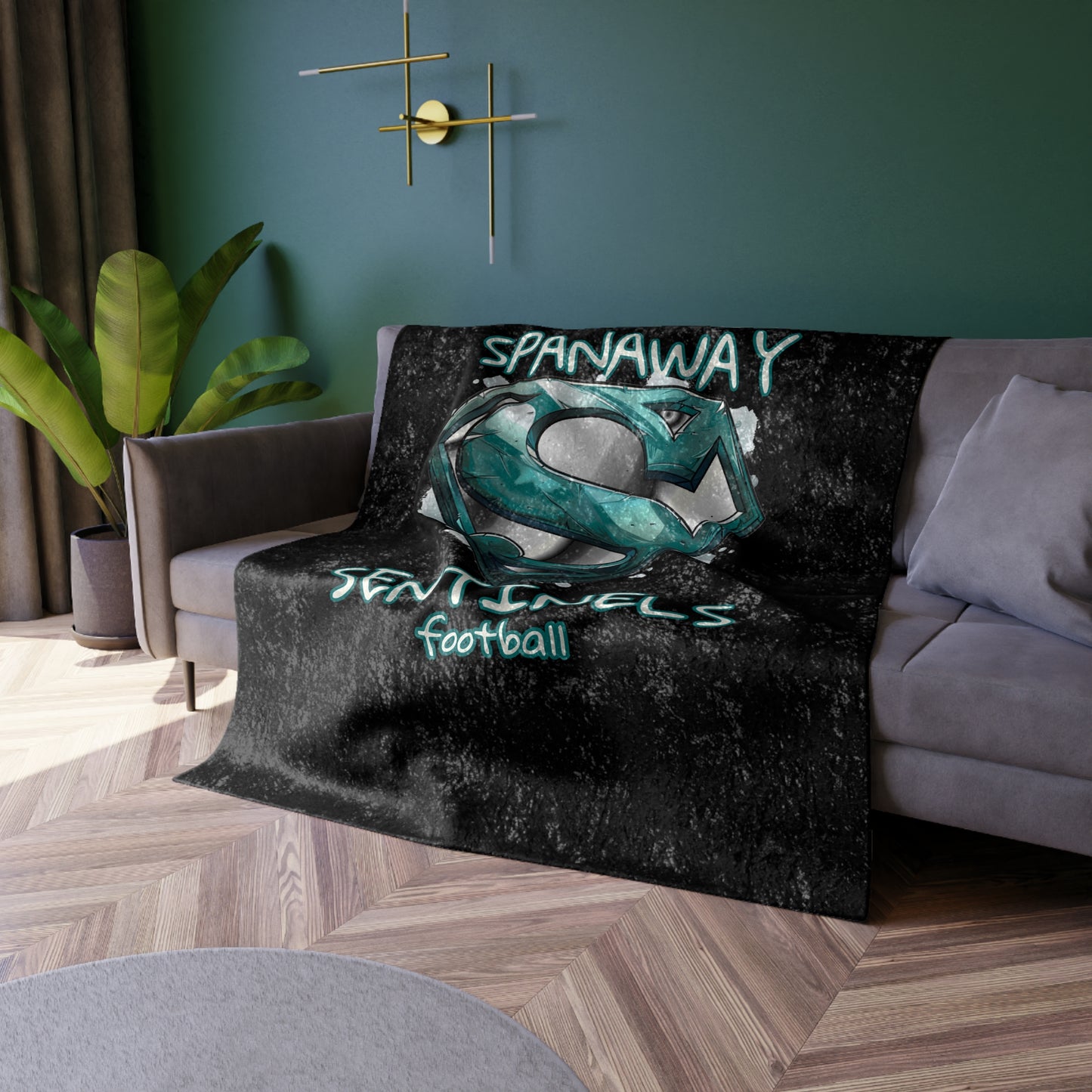 SENTINELS Crushed Velvet Blanket